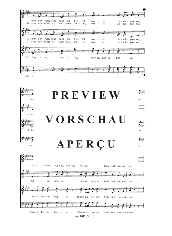 Product gallery: Page 3 of 4 Hopsa Schwobaliesel , , (mixed choir)