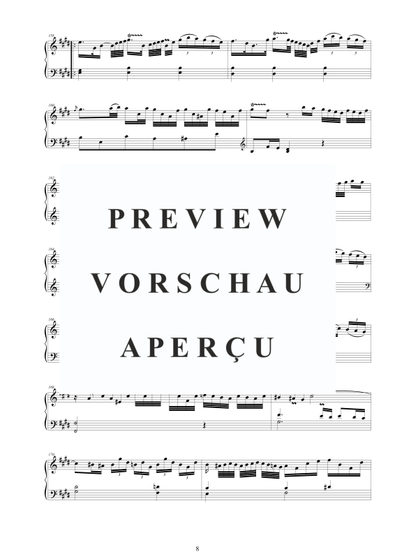 Produktgalerie: Seite 9 von 11 Cembalo Sonate Nr. 6 in E-Dur Op. 1, , Cembalo/Klavier Solo
