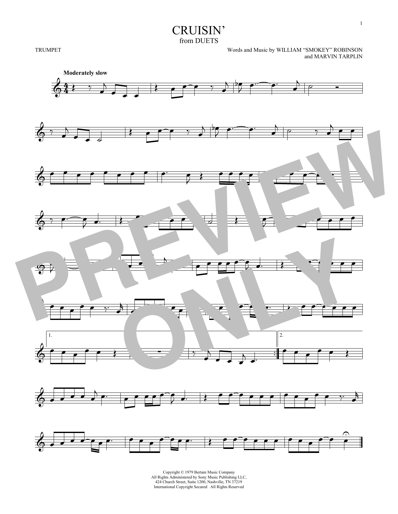 Produktgalerie: Seite 1 von 1 Cruisin', Smokey Robinson, Trompete