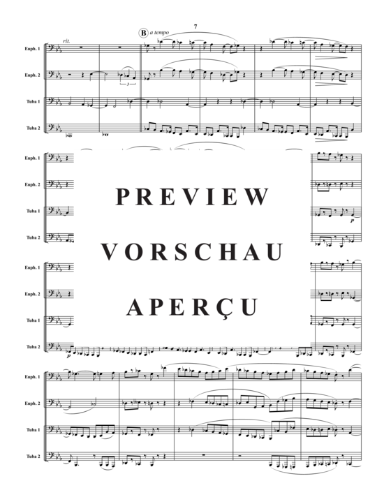 Product gallery: Page 8 of 21 Nachstucke I and II , , (2x Baritone, 2x Tuba)