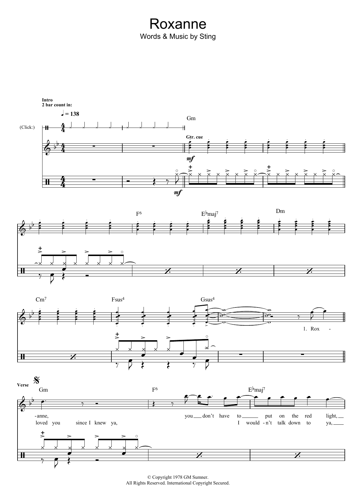 Product gallery: Page 1 of 1 Roxanne, The Police