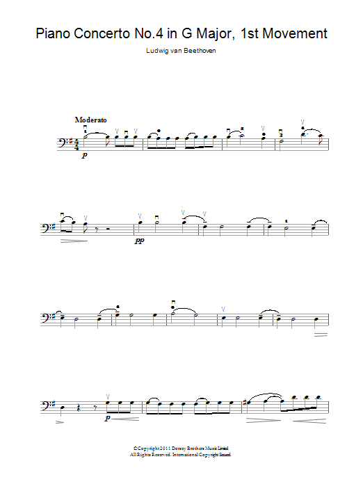 Product picture to:  Piano Concerto No.4 In G Major, First Movement - Ludwig Van Beethoven