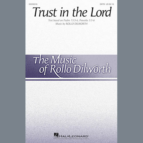cover: Trust In The Lord, Rollo Dilworth, Chor