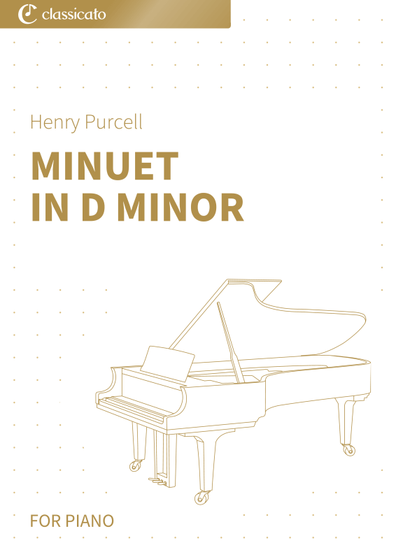 Produktbild zu: Minuet in D minor - Z. 592 - A graceful Baroque miniature for easy piano