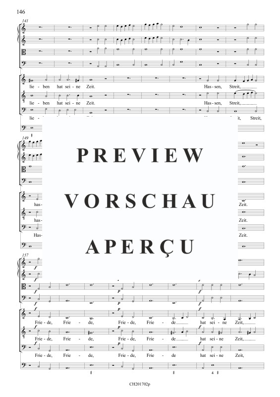 gallery: Ein jegliches hat seine Zeit (Partitur), , Gemischtes Ensemble ATB, 4 Streicher und BC