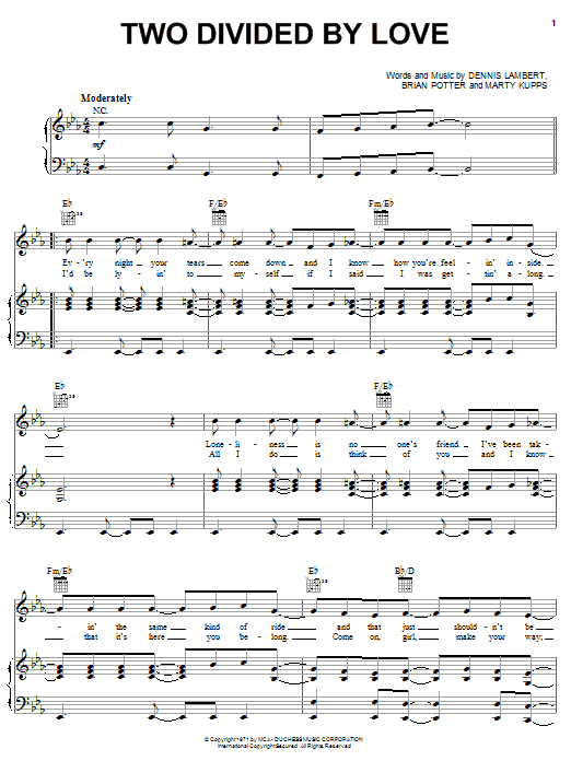 Produktbild zu: Two Divided By Love