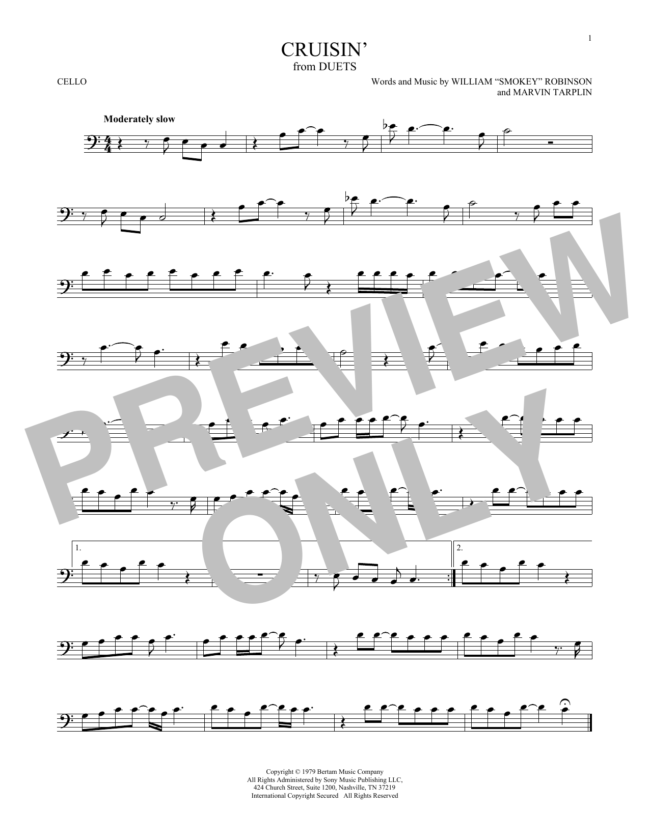 Produktgalerie: Seite 1 von 1 Cruisin', Smokey Robinson, Violoncello