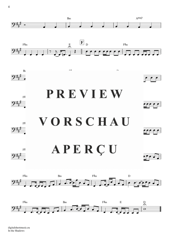 gallery: In The Shadows, Rasmus, E-Bass