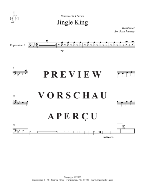 Product gallery: Page 5 of 9 Jingle King , , (Tuba Quartet: 2x Baritone, 2xTuba)