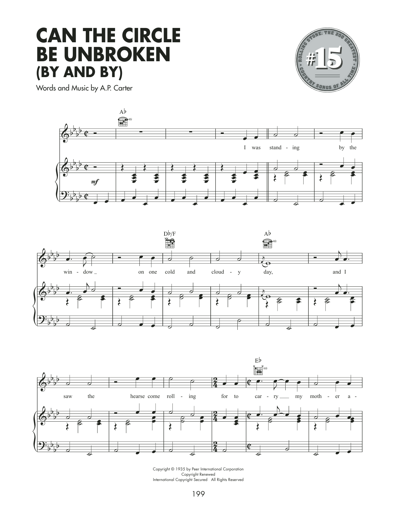 Produktgalerie: Seite 1 von 1 Can The Circle Be Unbroken (Will The Circle Be Unbroken), The Nitty Gritty Dirt Band, Gesang, Gitarre, Klavier