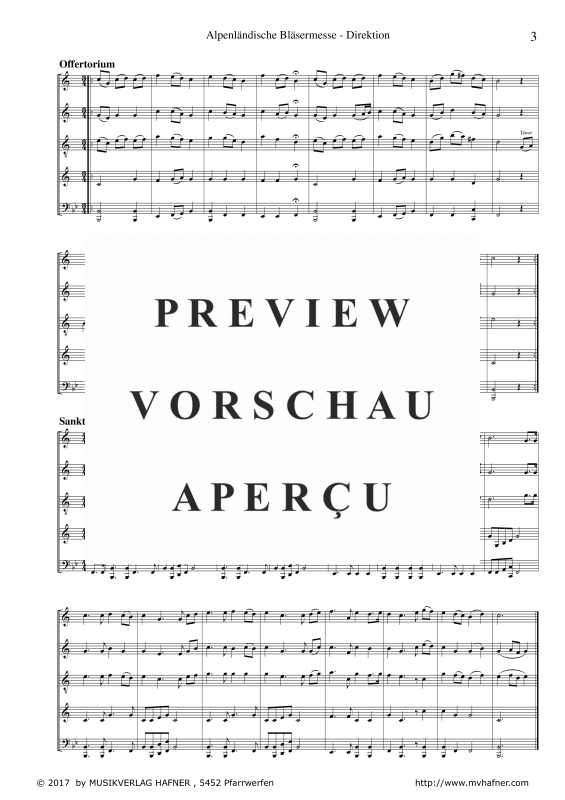Product gallery: Page 8 of 11 Alpenländische Bläsermesse, , (wind orchestra)