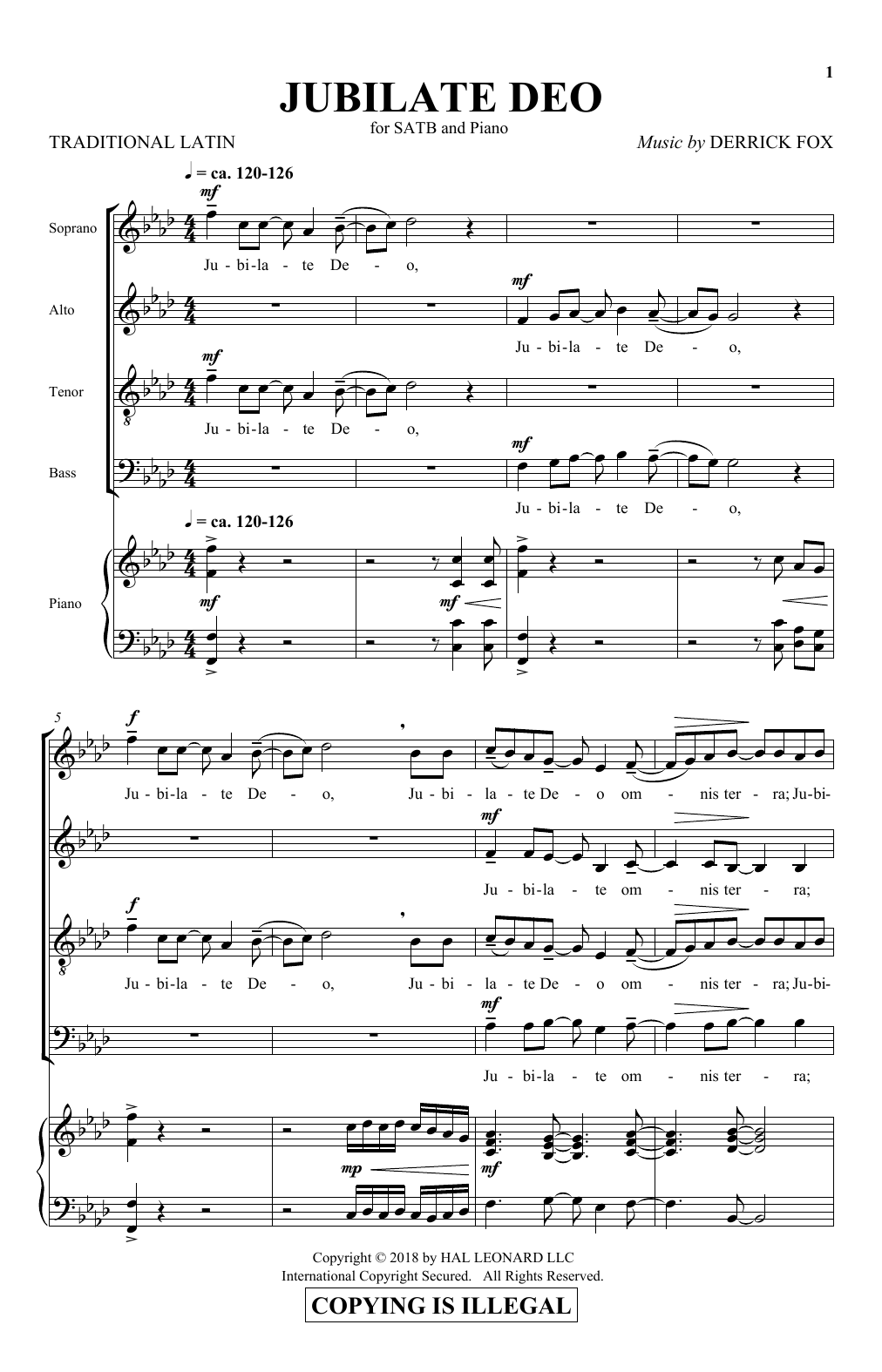 Produktbild zu: Jubilate Deo