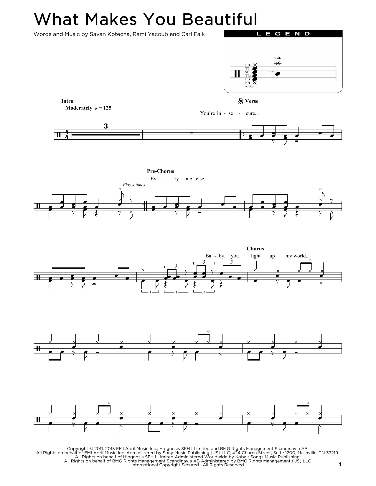 Product gallery: Page 1 of 1 What Makes You Beautiful, One Direction