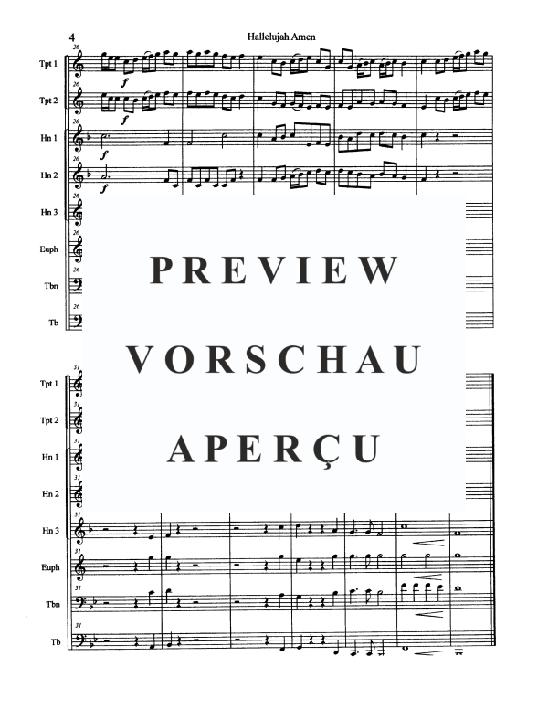 Produktgalerie: Seite 6 von 11 Hallelujah Amen, , Blechbläser Oktett