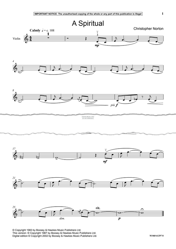 Produktgalerie: Seite 1 von 1 A Spiritual, Christopher Norton, Klavier, Violine