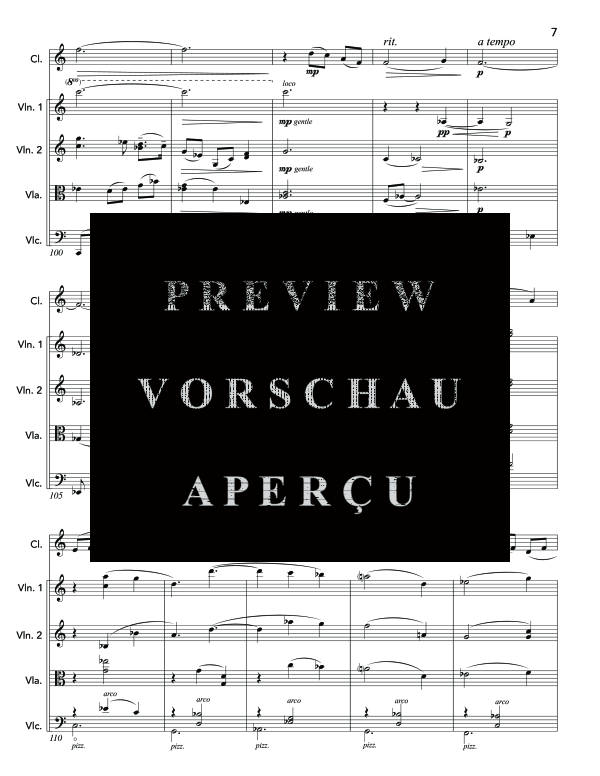 Produktgalerie: Seite 11 von 11 Waltz for Betz, , (Ensemble Klarinette Solo und Streicher Quartett/Quintett)