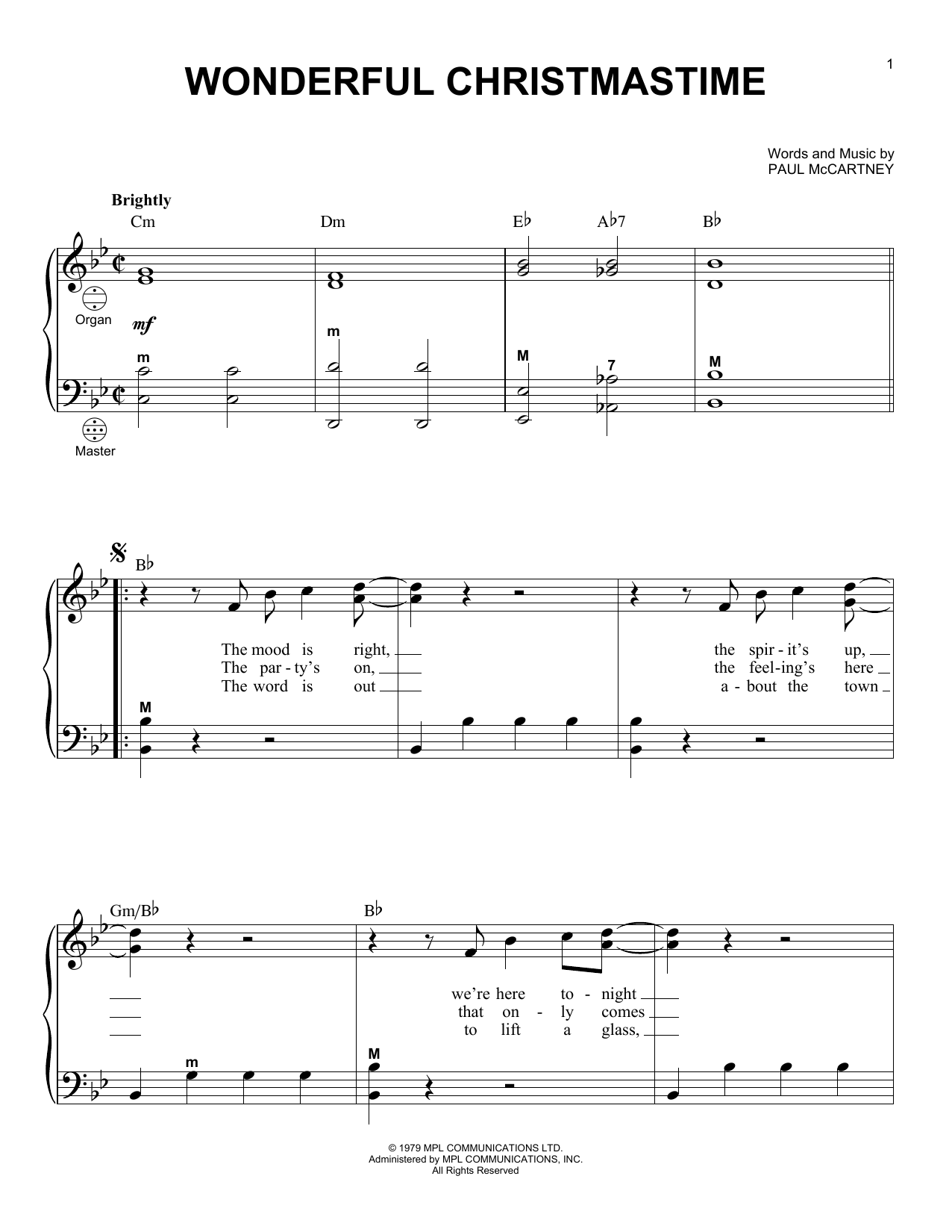 Product gallery: Page 1 of 1 Wonderful Christmastime, Paul McCartney