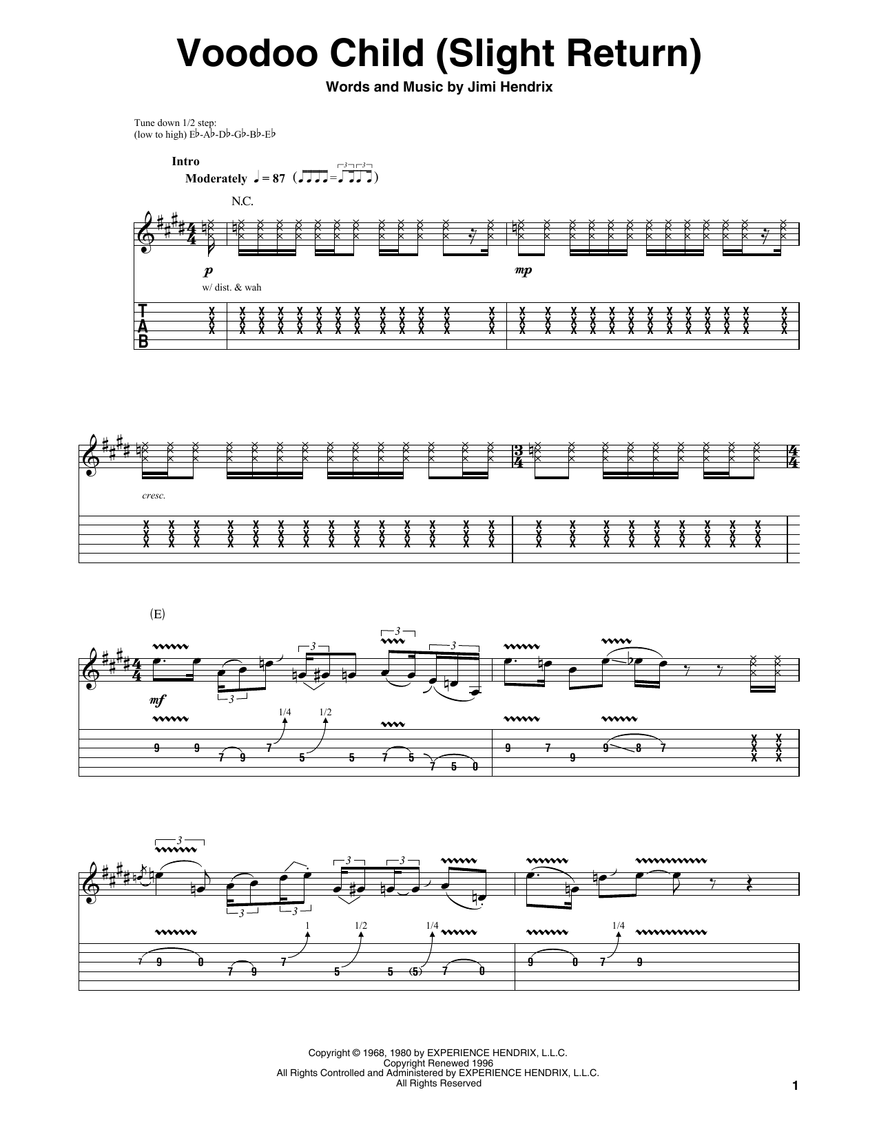 Produktbild zu: Voodoo Child (Slight Return)