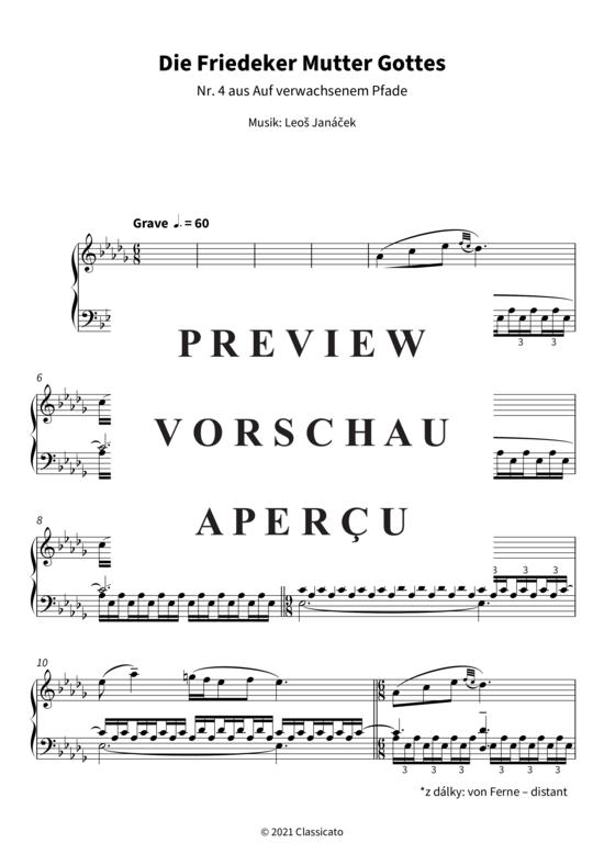Produktgalerie: Seite 4 von 7 Die Friedeker Mutter Gottes - Nr. 4 aus Auf verwachsenem Pfade , , Klavier Solo