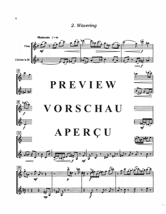 Product gallery: Page 7 of 21 Temperaments , , (flute and clarinet in Bb)