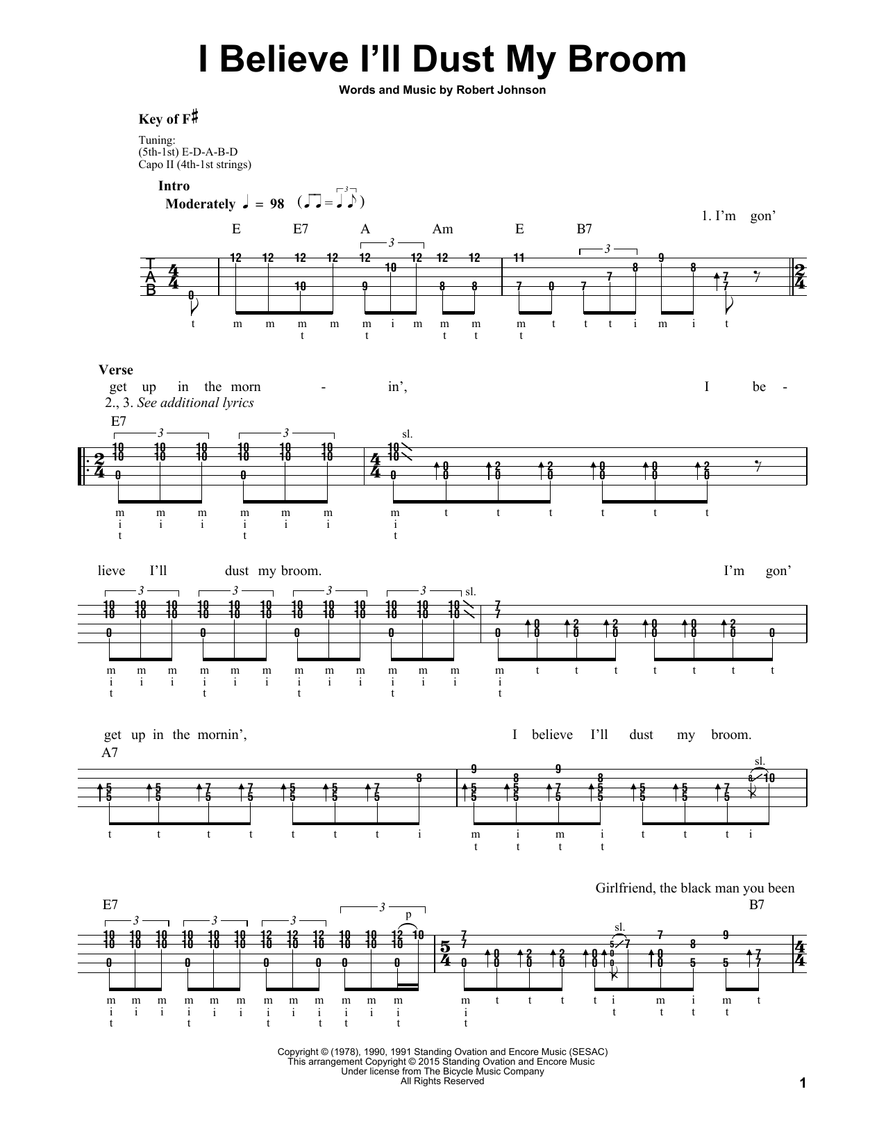 Produktgalerie: Seite 1 von 1 I Believe I'll Dust My Broom, Robert Johnson, Banjo