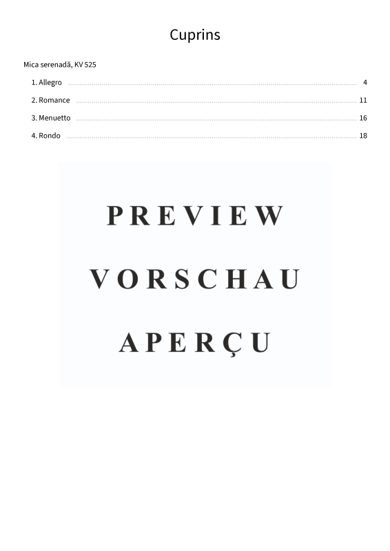 Produktgalerie: Seite 5 von 11 Mica serenad? - Serenada nr. 13, , Klavier Solo