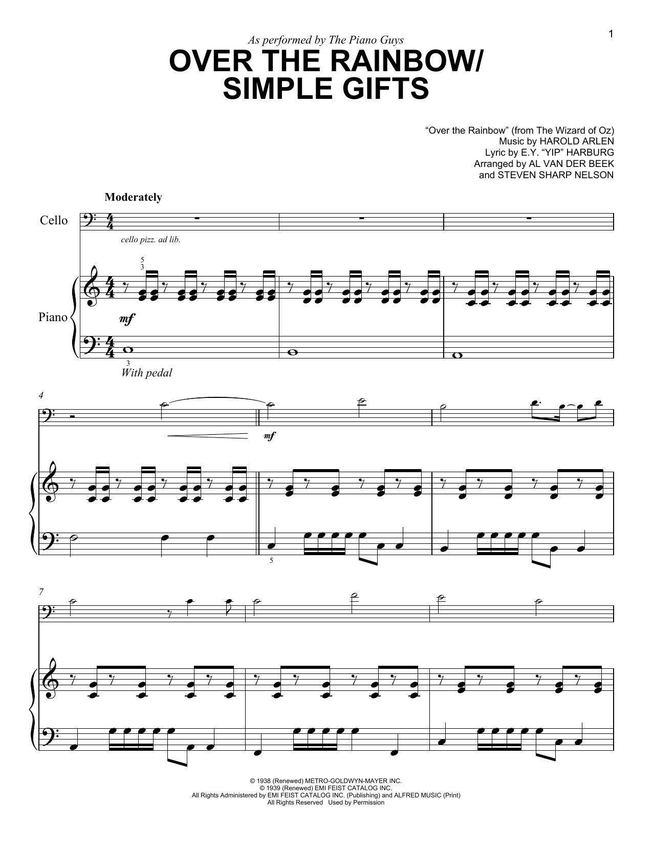 Produktbild zu: Over The Rainbow / Simple Gifts