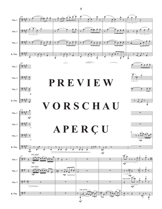 Product gallery: Page 7 of 21 Nocturne , , (Trombone Quartet)