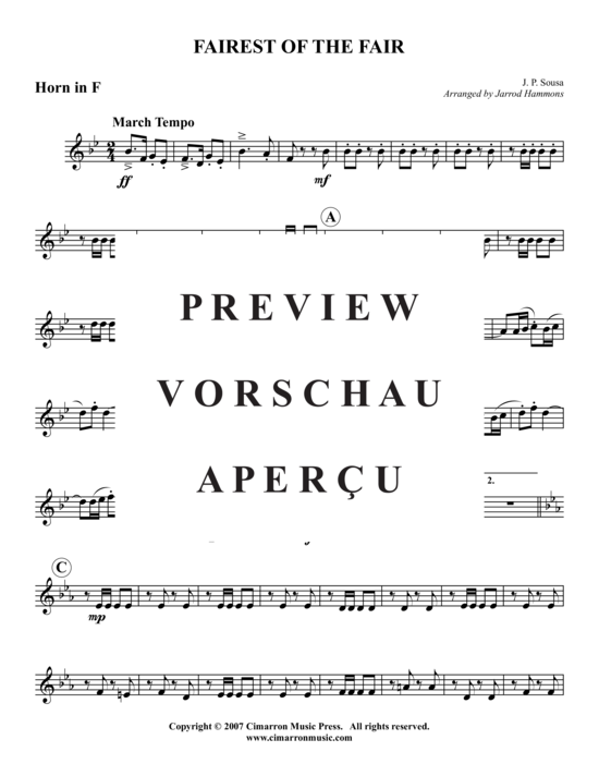 Produktgalerie: Seite 6 von 15 Fairest of the Fair , , (Blechbläserquintett)