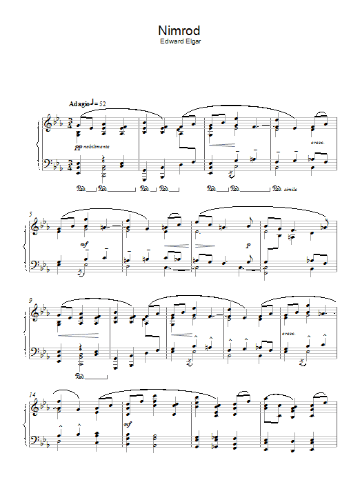 Product gallery: Page 1 of 1 Nimrod, Edward Elgar