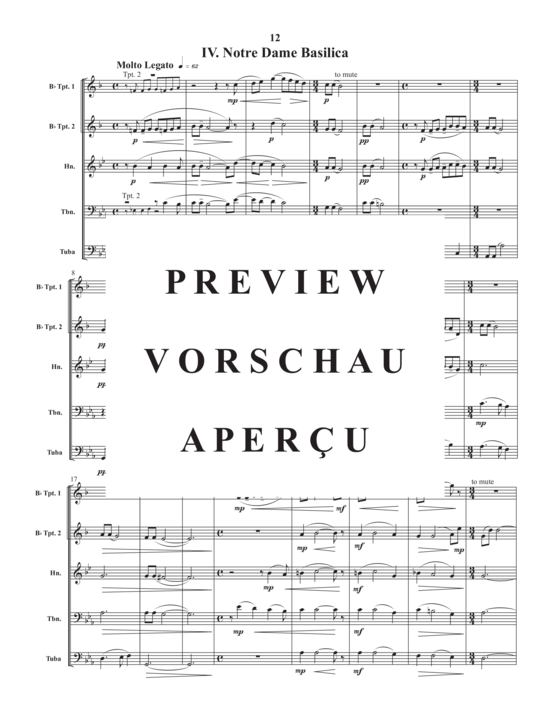 Produktgalerie: Seite 14 von 21 Montreal Suite , , (Blechbläser Quintett)