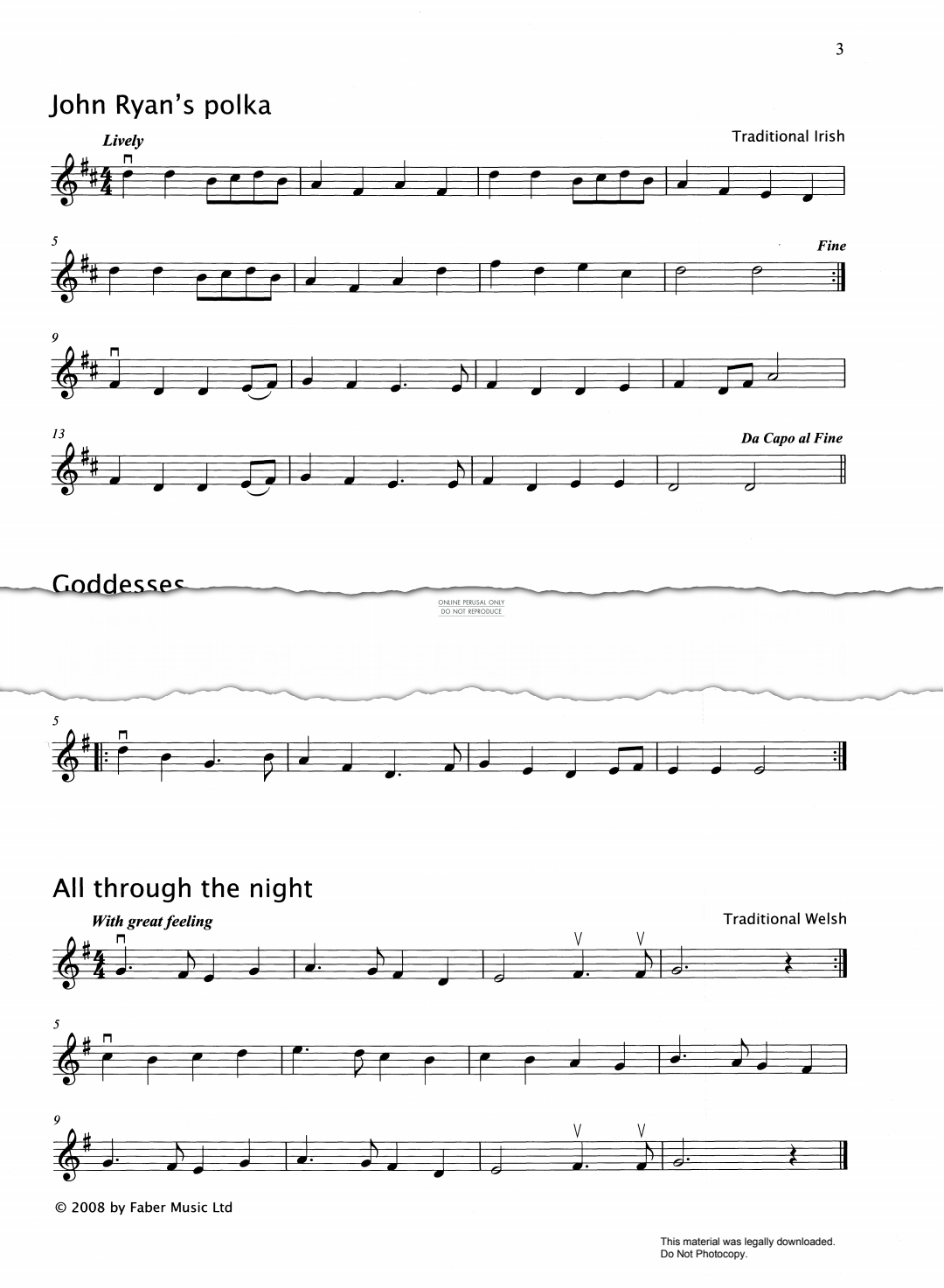 Product gallery: Page 1 of 1 John Ryan's Polka/Goddesses/All Through The Night/Shaker Melody/Helston Furry Dance/The Bluebell of Scotland, 