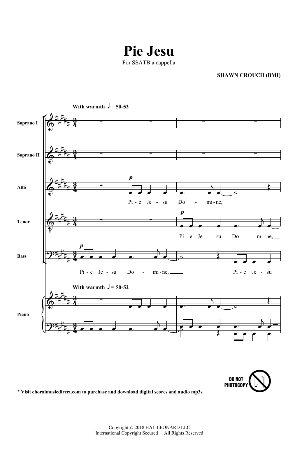 Produktbild zu: Pie Jesu