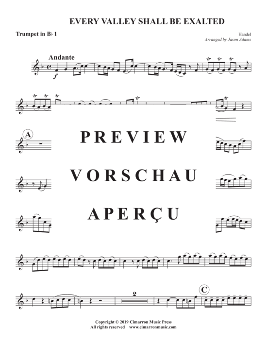 Produktgalerie: Seite 8 von 17 Every Valley Shall Be Exalted , , (Blechbläser Quintett)