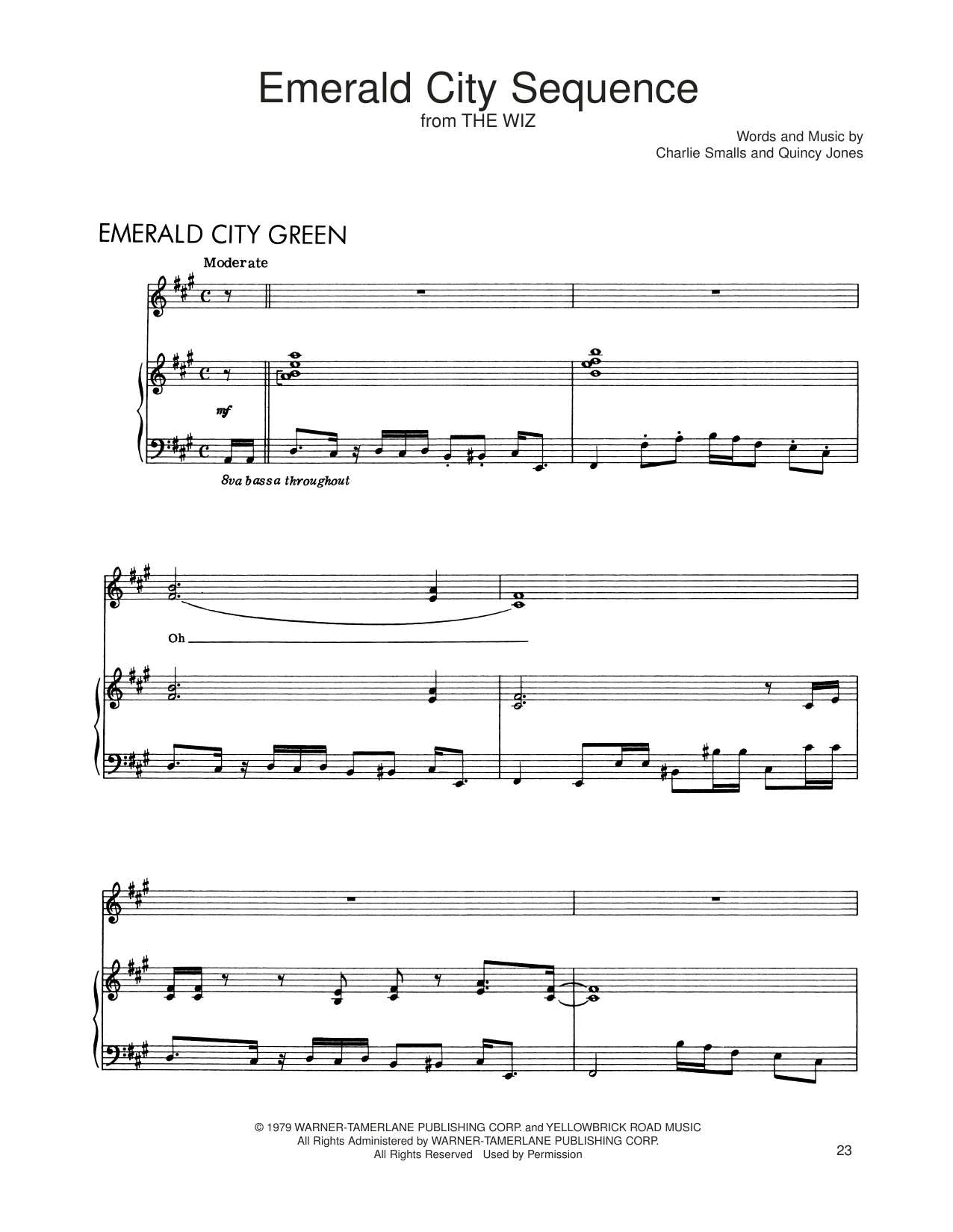 Produktbild zu: Emerald City Sequence (from The Wiz)