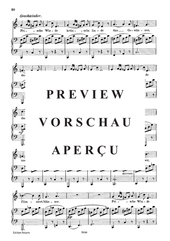 Product gallery: Page 3 of 4 Erlafsee D.586, , Low Voice and Piano