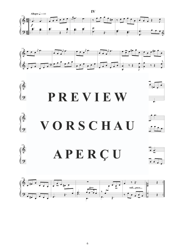 Produktgalerie: Seite 7 von 9 Cembalo Sonate Nr. 6 in C-Dur Op.4, , Cembalo/Klavier Solo