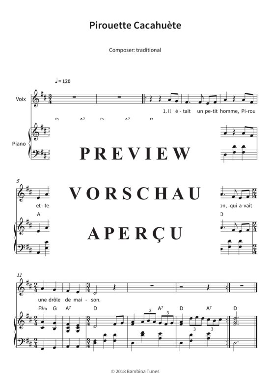 Produktgalerie: Seite 4 von 5 Pirouette Cacahuè te, , (Gesang + Klavier)
