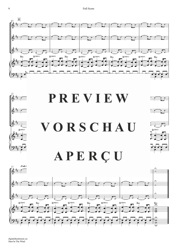 Product gallery: Page 7 of 11 Dust In The Wind, Kansas, (violin trio + piano)