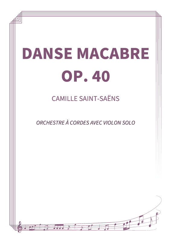 Product picture to: Danse macabre, op. 40 - Pour les orchestres de jeunes avancés et les orchestres amateursCamille Saint-Saëns