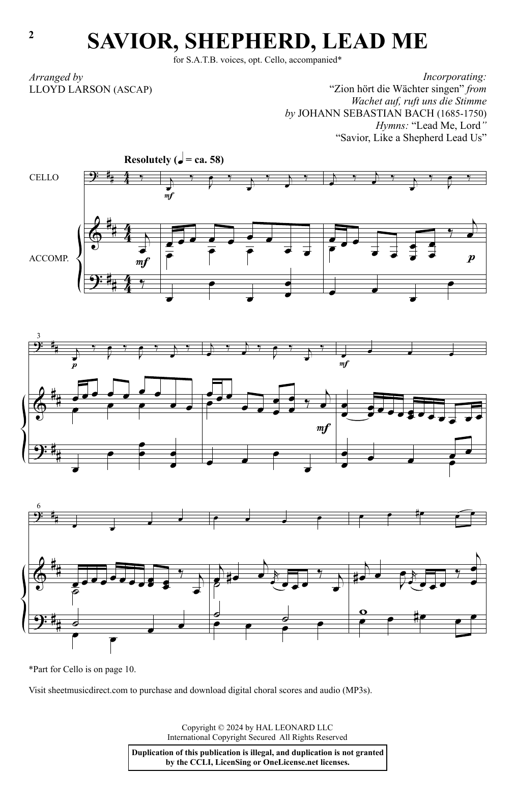 Produktbild zu: Savior, Shepherd, Lead Me