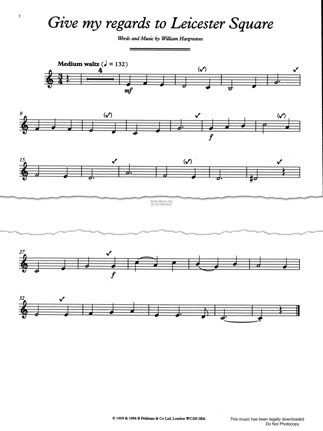 Produktgalerie: Seite 1 von 1 Give My Regards To Leicester Square, William Hargreaves, Trompete