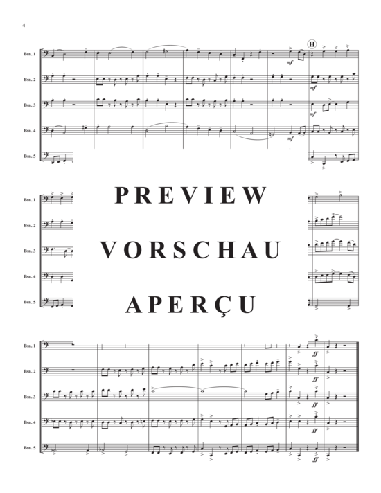 Product gallery: Page 6 of 16 Reunion! , , (Bassoon Quintet 1-5 bassoons)