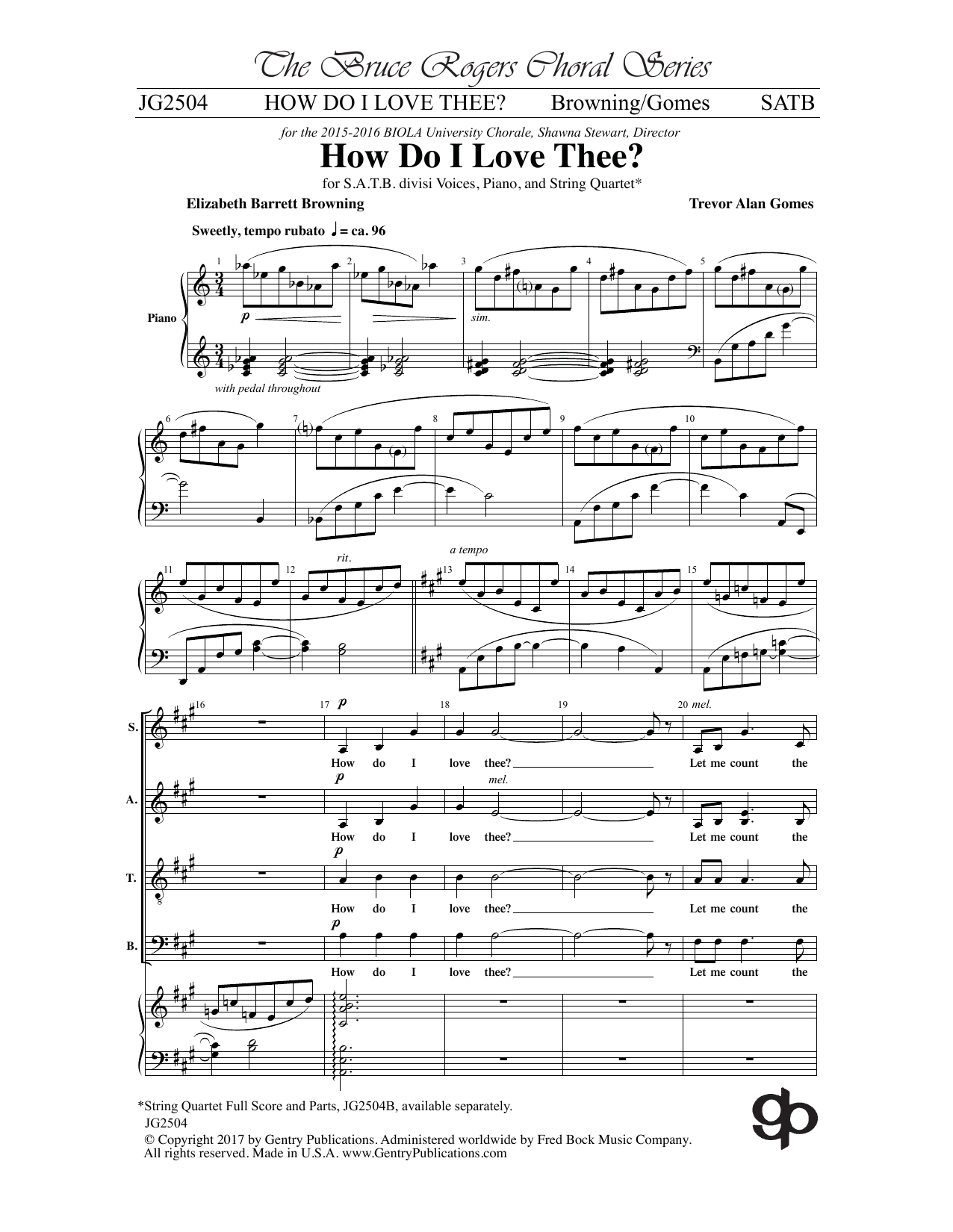 Produktbild zu: How Do I Love Thee?