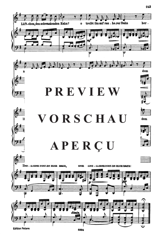 gallery: Der liebliche Stern D.861 , , (Gesang hoch + Klavier)