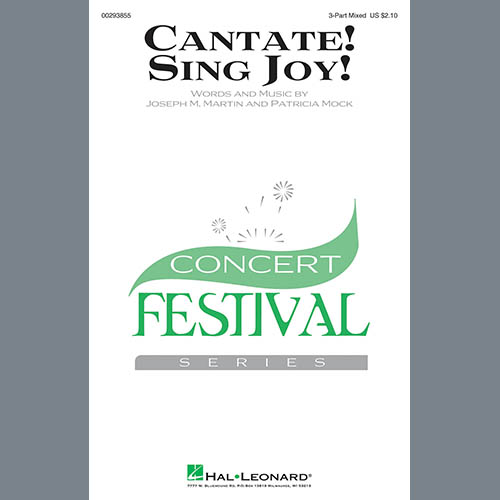 cover: Cantate! Sing Joy!, Joseph Martin & Patricia Mock, Chor