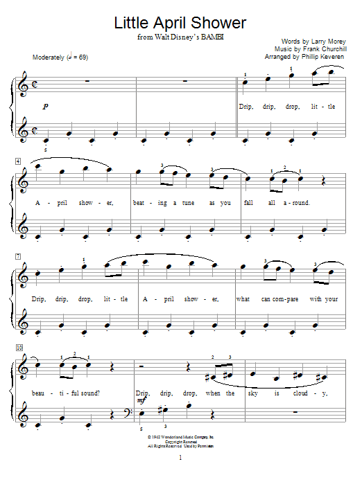 Product picture to: Little April Shower (arr. Phillip Keveren)