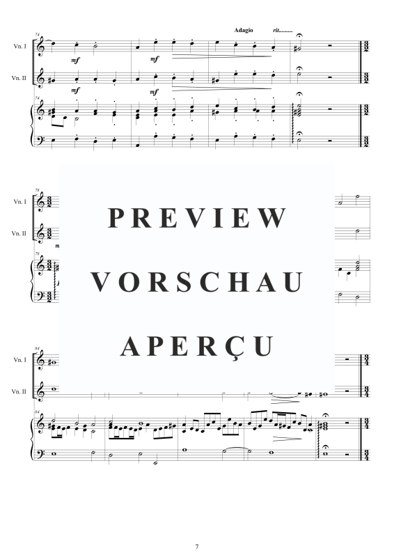 Produktgalerie: Seite 8 von 11 Trio Sonata No.6 in A-Moll Op.1, , 2 Violinen und Cembalo