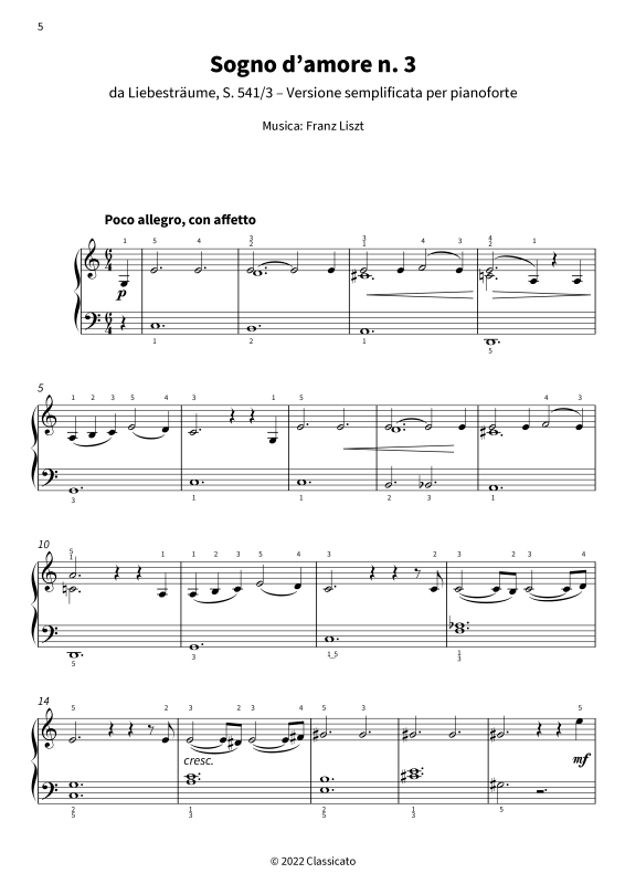 Produktgalerie: Seite 1 von 11 Sognierie romantiche - Pezzi per pianoforte teneri e facili da suonare d´amore e desiderio, , Klavier Solo