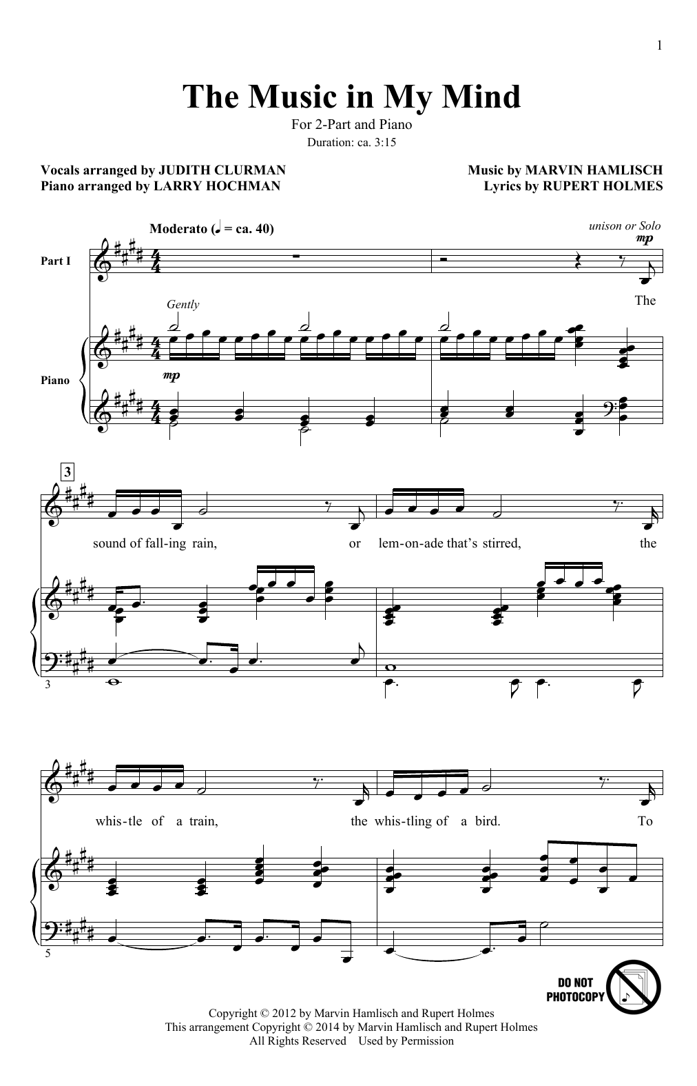 Produktbild zu: The Music In My Mind
